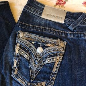 Vigoss Dallas Slim Boot Denim Jeans. Size 11/12.